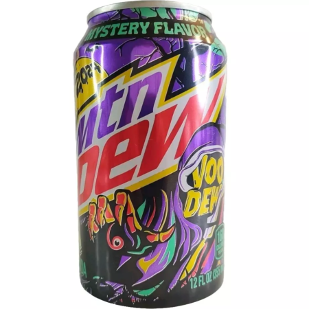 12oz can Mountain Dew VooDew 2024