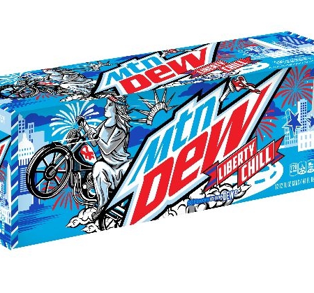 12 pack Mountain Dew Liberty Chill