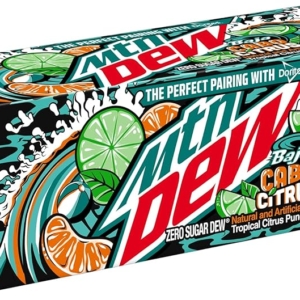12 pack Mountain Dew Baja Cabo Citrus Zero