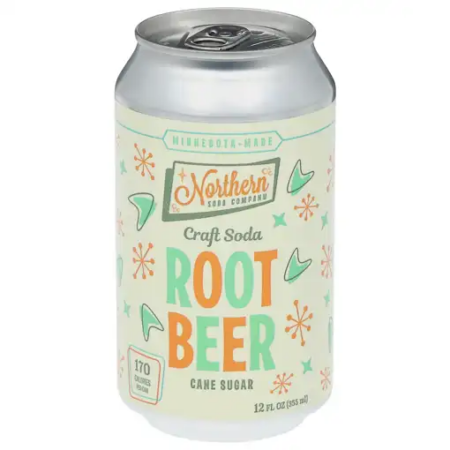 12 oz can Northern Soda Company Root Beer