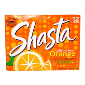 FRESH 12 Pk Shasta Orange soda