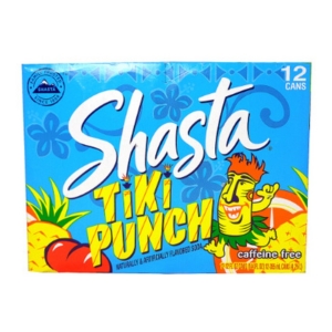 FRESH 12 Pk Shasta Tiki Punch soda