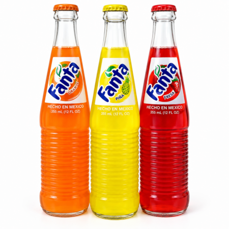 12oz glass fanta variety